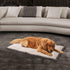 Outdoor Dog Bed, Portable Travel Mat, Rollup Pet Camping Gear, Crate Pad with Carry Handles for Large Dogs, Super Soft,