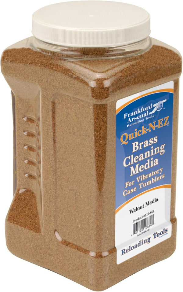 Frankford Arsenal Walnut Media Treated and Untreated, 5LB- 18LB, for Ammo Reloading,