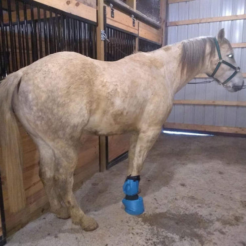 yeezo A Pair Hoof Soaker Boot Equine Soaking Boot Horse Soak Bag Draft Soaker Sack Horse Foot Wrapped Hooves Care Bags