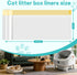 4 24.411 Inches80 Counts/4 Packs Litter Bags for Automatic Cat Litter Box, Replacement Extra Large Self-Cleaning Cat