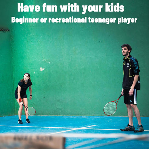 Magicorange Kids Tennis Rackets Set for 2 Players with Rebound Balls and Carry Bag