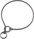 Mogoko Stainless Steel Dog Choke Chain Collar, Black, 20.0"*4.0mm, Puppy Metal Slip Choker for Training