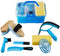 Cunhill 9 Pieces Horse Grooming Kit with Organizer Curry Comb, Hard &