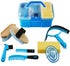 Cunhill 9 Pieces Horse Grooming Kit with Organizer Curry Comb, Hard &