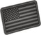 HAZARD 4 USA Flag Rubber 3D Morale Patch (Left Arm) - Tactical PVC Badge for EDC Gear, Black/Grey