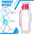 Tioncy 20 Pieces Plastic Water Bottles for Kids | 17 oz Reusable Leakproof Drink Bottles for Outdoor
