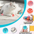 4PCS 1g 1.18 Inches Andiker Wool Cat Balls, Lightweight Soft Planet-Shape Funny Cat Balls Interactive Cat Toys