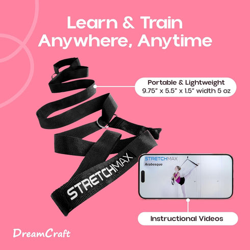 Leg Stretcher Strap, Stretch Bands for Exercise and Training, Flexibility Equipment, Gymnastics Stretching Strap