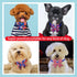 24PCS 4th of July Dog Bow Tie Collar - Adjustable Star Stripe Patriotic Pet Bow Tie for Independence Day