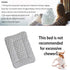 2 Pcs Pet Bed Mats, Ultra Soft Reversible Faux Lambswool Kennel Pad for Medium Small Dogs and Cats