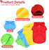 4 Pieces Dog Shirts Collared Polo T-Shirts for Small Medium Dogs, Breathable Doggy Sweatshirt, Pet Outfits