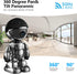 DYPCO 2K 5G/2.4Ghz Indoor Camera WiFi Home Security, Baby/Pet/Robot Camera with Phone App Motion Detection, Color Night