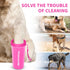 Dog Paw Cleaner, Large Pink