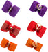 YOY 24PCS / 12 Pairs Adorable Grosgrain Ribbon Pet Dog Hair Bows with Rubber Bands - Puppy Grooming Hair Accessories Set