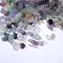 2lb Fluorite Crystal Aquarium Gravel - Natural Crushed Crystal Chip Bulk for Fish Tank Decoration