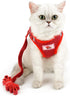 Zunea No Pull Dog Harness and Leash Set for Small Dogs, Adjustable Reflective Vest Harness for Chihuahua, Red XS