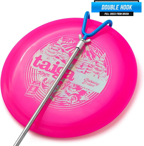 Telescoping Disc Golf Retriever Pole, 16 inches to 16ft Grabber Accessories