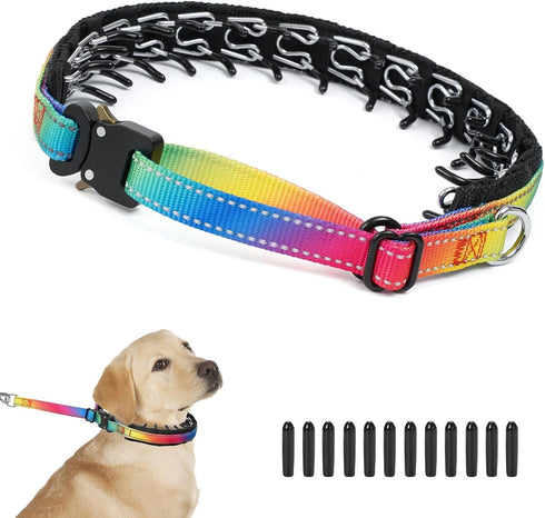 Martingale Collar for Dog, No Pull Walking Training Collar, Adjustable Tactical with Heavy Duty Metal Buckle