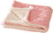 Premium Soft Dog Blanket, Washable Puppy Essentials, Calming Throw for Medium Small Dogs, Pink-M