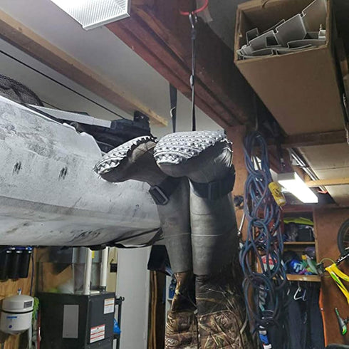 MinnowXY Fishing Wader Boot Hanger Strap Belt for Drying Wader Rack Storage Drying Tool Wader High Tube Boot Rain Shoes