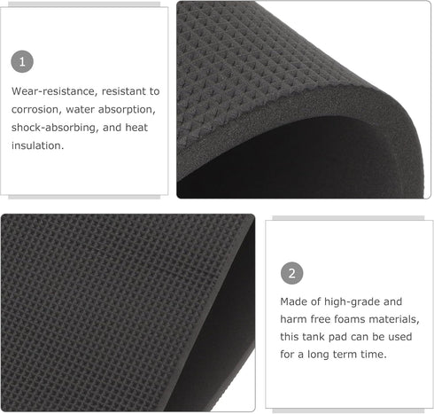 TEHAUX Aquarium Accessories - Leveling Mat, Non-Slip Shockproof Pad for Under Aquarium, 40.7X30.5X0.6cm