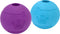 Chew King Dog Fetch Balls, 4 Inch Natural Rubber Toy, All Breed Sizes, Count 2 (Pack of 2) - CM-10031-CS01