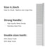 Large Firm Slicker Brush & Pet Comb Value Kit, Extra Long Pin Brush for Goldendoodles, Large Dog Grooming Wire Brush,