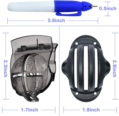 Precision 8 Pack Golf Ball Marker - Golf Ball Line Drawing Marker, Alignment Marking Tool, Golf Accessories