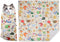 Roucerlin 27.5" x 27.5" Anti-Escape Cat Wrap for Cutting Nails, Soft Kitten Burrito