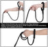 HOMIMP Chew Proof Dog Leash for Medium and Large Dogs, Reflective 6 FT Heavy Duty Metal Chain Leash