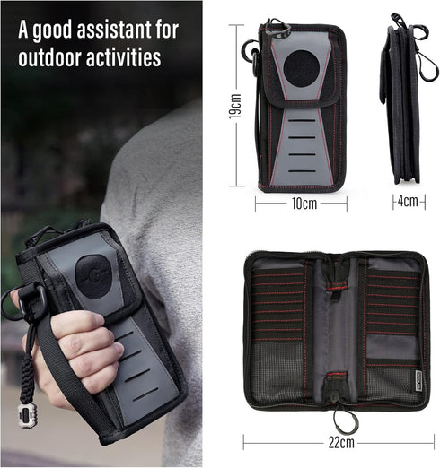 8G TACTICAL GEEK Block D EDC Multi-Purpose Pouch, Molle EDC Gadget Bag, Nylon Utility Wallet, Multi-Functional Molle