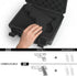 9mm LOTOCASE Gun Case TSA Approved Pistol Case Hard Shell Waterproof with DIY Customizable Pre-cut Foam Insert - Travel