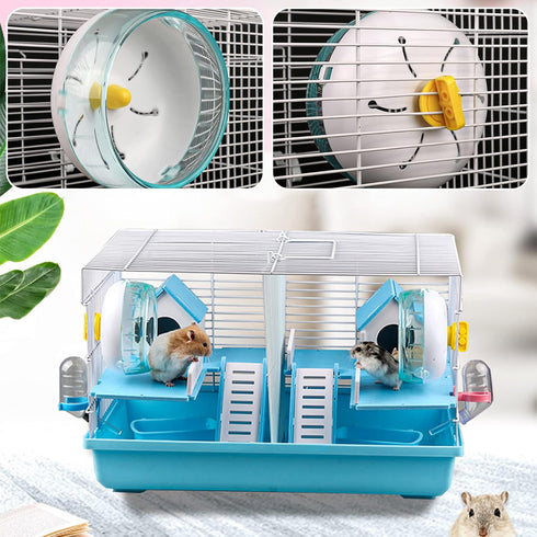 6.9 Inch Silent Hamster Running Wheel, Exercise Wheels for Dwarf Hamster, Pet Mouse, Mice