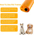 Frienda LED Ultrasonic Dog Trainer Device 3 in 1 - Handheld Training Device to Stop Barking (Yellow)