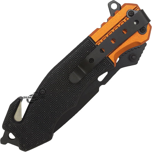 TAC Force 8.5" EMT Rescue Spring Assisted Tactical Pocket Knife