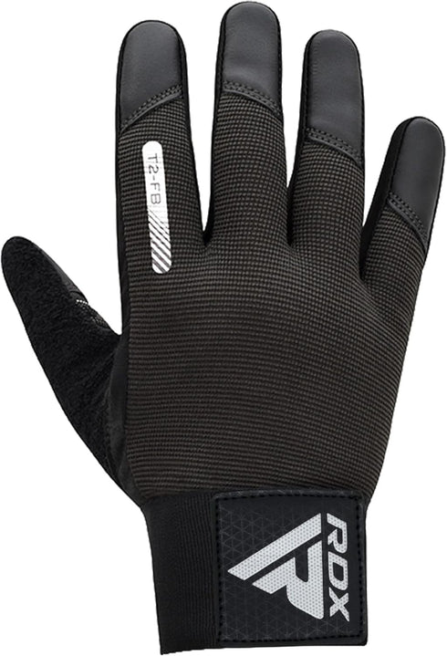 RDX Weight Lifting Gloves with Wrist Support -Touch Screen Full Finger Gym Workout, Breathable Anti Slip Padded Grip