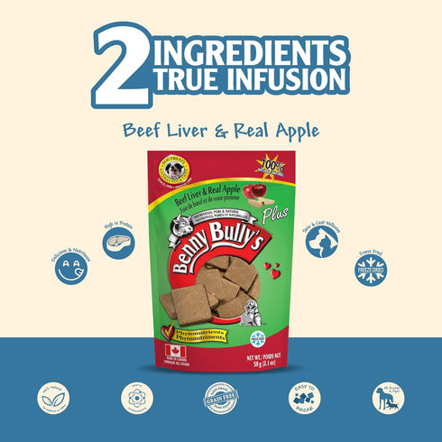 Benny Bully's Plus Apple Dog and Cat Treat