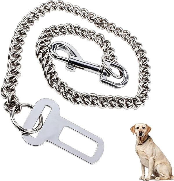 XMHBG Dog Seat Belt for Car - Stainless Steel Pet Safety Restraint, Vehicle