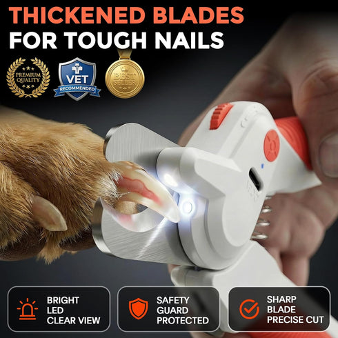Catpick care Trimmer Dogs & Cats Nail Clippers with Light Safety Guard Pet Nail Reveals the Quick, Stainless Steel