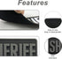 Sheriff Vest Patch Cool Subdued Gray 2x4 inches for County Sheriff Department Tactical Molle Vest