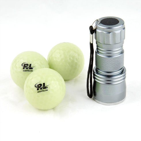 R&L Glow Golf Balls - Tournament Fluorescent Glowing in The Dark Long Lasting Bright Balls