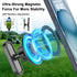 LOERUMG N56 17/16/15/14/13 Magnetic Golf Cart Phone Holder, Compatible with MagSafe iPhone Pro/Max/Plus & Android, Fits