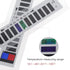 10pcs Liquid Crystal Suite Thermometer Strips for Fish Tank Temperature Gauge and Brewing Supplies