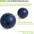Champion Sports Lightweight Rubber Bowling Ball