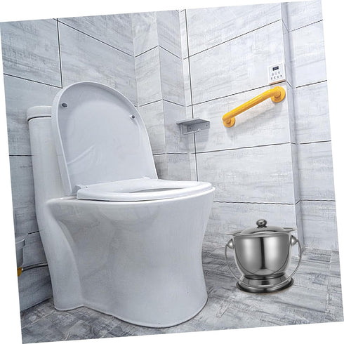 Stainless Steel Adult Urinal Chamber Pot - Portable & Sanitary Solution for Elders