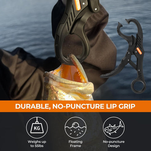 KastKing SteelStream 6pc Fishing Tool Kit - Corrosion Resistant Pliers, Fillet Knife, Gripper, Scissors, Gifts for Men