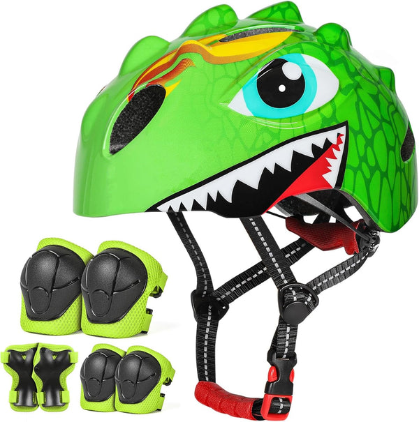 VICTGOAL Toddler Kids Bike Helmet - Lightweight 3D Bicycle Helmet for Boys and Girls Age 3-8, Multi-Sport Scooter