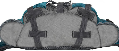 Outdoor Fanny Pack for Hiking, Camping, Biking - Waterproof Waist Pack with 2 Water Bottle Holders