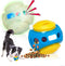 2PCS Premium Dog Treat Balls 3", Glow in The Dark Fetch Toys for Small/Medium/Large Dogs, Vanilla Flavor