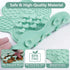 IRRESTRICO Dog Lick Mat with Suction Cups, Slow Feeder & Enrichment Mat for Dogs & Cats, Silicone Feeding Mat for Wet